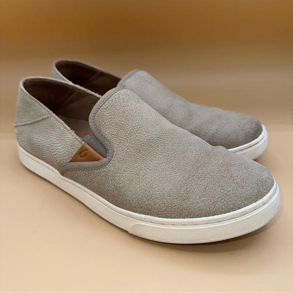 OluKai Shoes - Olukai Pehuea Leather Taupe Women’s Size 9, EUC